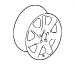2534000300 - Suspension: Spare Wheel for Mercedes-Benz Image