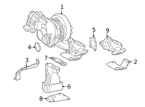 Turbo Charger for 2009 Dodge Sprinter 3500 #0