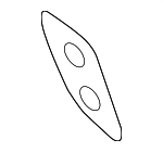 13050JA11A - Cooling System: Connector Gasket for Nissan: 350Z, 370Z, Altima, Frontier, Maxima, Murano, Pathfinder, Quest Image