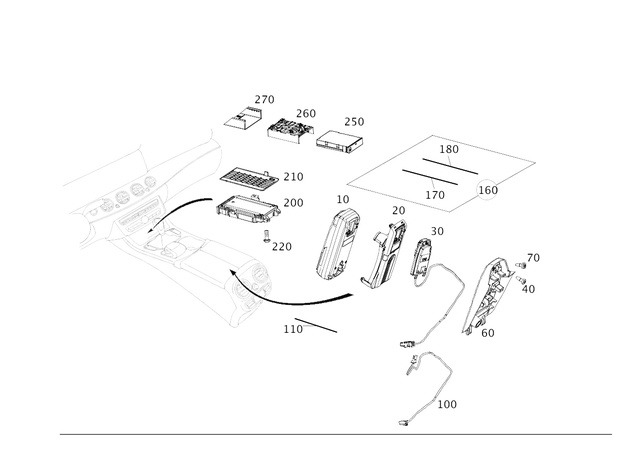 2139005236 - Electrical System: Control Unit for Mercedes-Benz: E300, E350, E43 AMG, E53 AMG, E63 AMG S Image image
