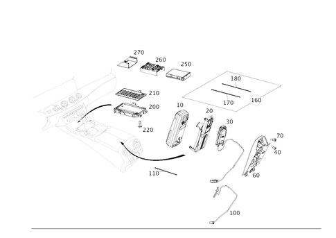 Car Telephone for 2018 Mercedes-Benz E63 AMG S #0