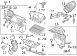 17212P2JJ00 - Air &amp; Fuel Delivery: Engine Air Intake Resonator Insulator for Honda Image