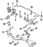 89116521A - : Axle Nut for Infiniti Image