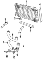 CCC6998 - : Upper Hose for Jaguar Image