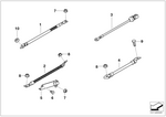 12427796127 - Engine Electrical System: Cable, Start Motor Supp Point B+ for BMW Image