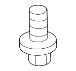 91560S84A01 - Body: Upper Molding Clip for Honda: Accord, Civic, Civic del Sol, CR-V, Element, Fit, Insight, Odyssey, Pilot, Prelude, Ridgeline, S2000 Image