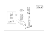 1293200113 - : Hydropneumatic Spring Leg for Mercedes-Benz Image