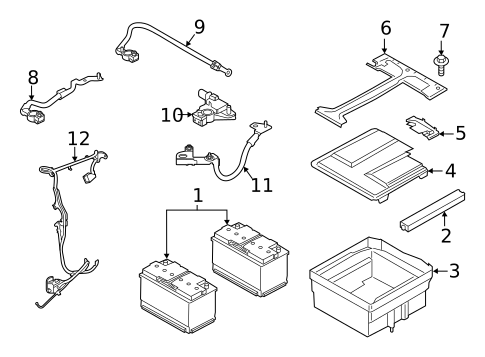 Battery for 2019 Ford Transit-250 #0
