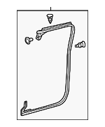 6787104021 - Body: Door Weather-strip for Toyota: Tacoma Image