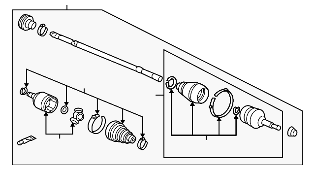 あみ様 0517 Amazon.com: Autoround 664251 CV Axle Shaft Assembly