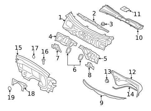 Cowl for 2013 Audi RS5 #0
