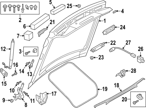 Liftgate for 2021 Audi RS7 Sportback #1