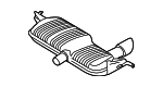 8N0253609Q - Exhaust: Resonator for Audi Image