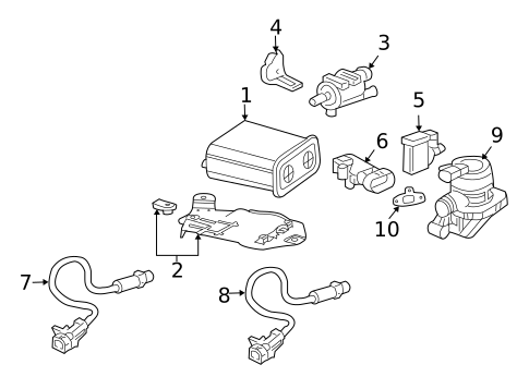 Sensors for 2006 Saab 9-7x #0