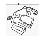 51437055403 - Body: Quarter Trim Panel for BMW: Z4 Image