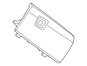 51169159911 - Body: Glove Box Door for BMW: 740i, 740Ld xDrive, 740Li, 740Li xDrive, 750i, 750i xDrive, 750Li, 750Li xDrive, 760Li, ActiveHybrid 7 Image