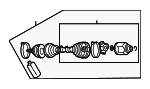 MR581360 - Suspension: Axle Assembly for Mitsubishi Image