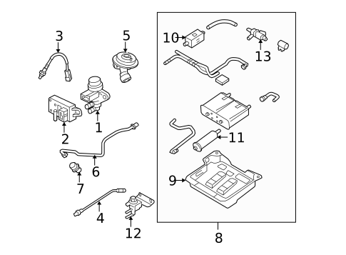 Switches, Solenoids & Actuators for 2011 Ford Crown Victoria #0