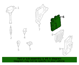 Ax000026 2022-2023 Mitsubishi Ecm AX000061 | Mitsubishi Parts Warehouse ...
