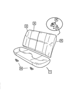 YB621L2AA - Interior Trim: Rear Seat Cushion for Mopar Image