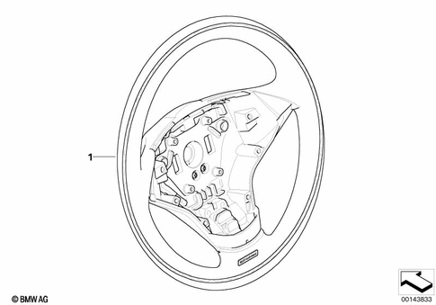 Steering Wheel for 2005 BMW 550i #0