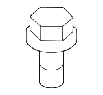 119165Y70A - HVAC: Clutch Assembly Mount Bolt for Nissan: Altima, Armada, Pathfinder, TITAN Image