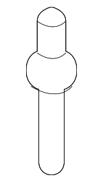 99919010430 - Body: Strip Rivet for Porsche: 911, Boxster, Panamera Image