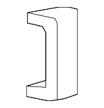 99650563900 - Body: Heat Shield Bracket for Porsche: 911 Image