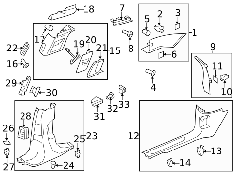 Console for 2016 Porsche Panamera #1