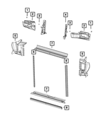 68306395AB - Cooling: Radiator Side Air Seal, Left for Mopar Image