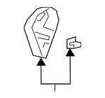 81648T3LA01ZC - Body: Recline Cover for Honda: Passport, Pilot, Ridgeline Image