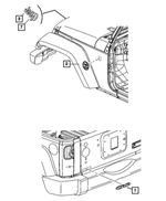 68222314AA - Exterior Ornamentation: Nameplate for Mopar Image