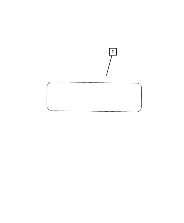 68505968AA - Labels: Fuel Door Label for Mopar Image image