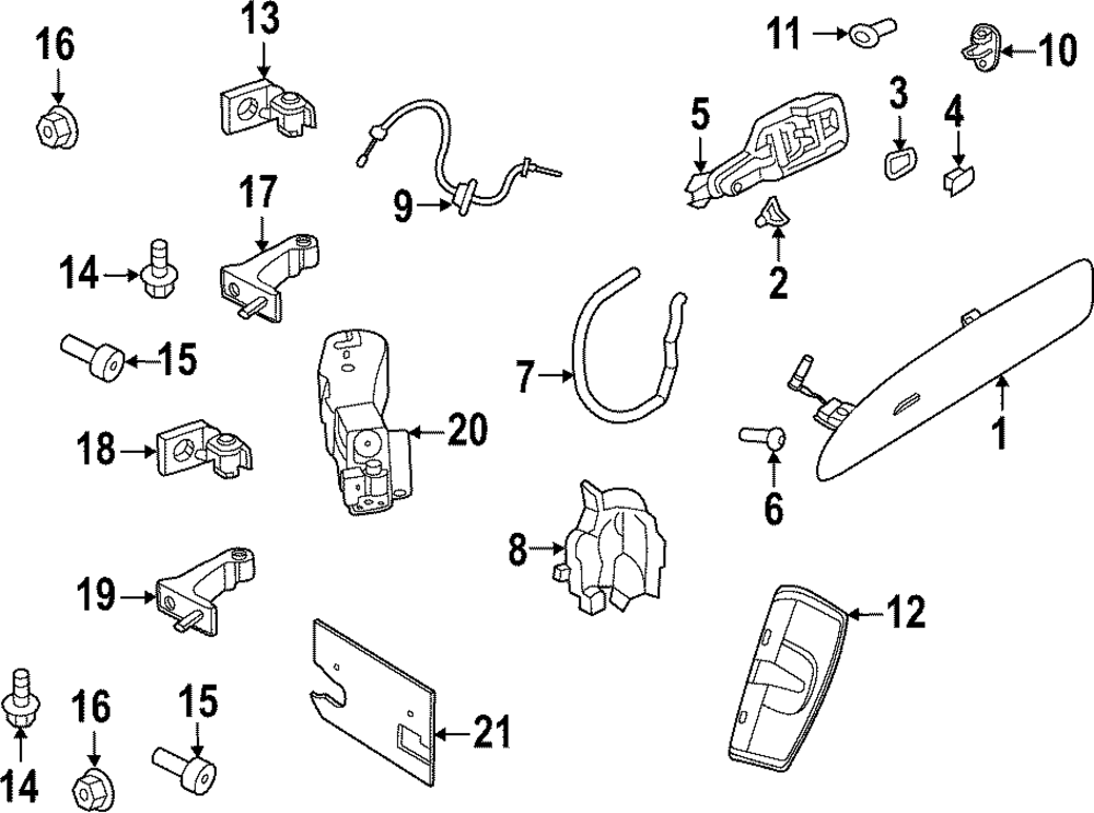 Handle Base - Porsche (9J1-800-375-Y)