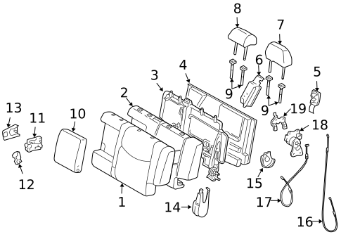 Second Row Seats for 2006 Lexus GX470 #2