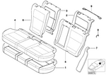 52101945543 - Seats: Clamp for BMW Image