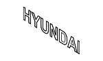 863102B500 - Body: Nameplate for Hyundai Image