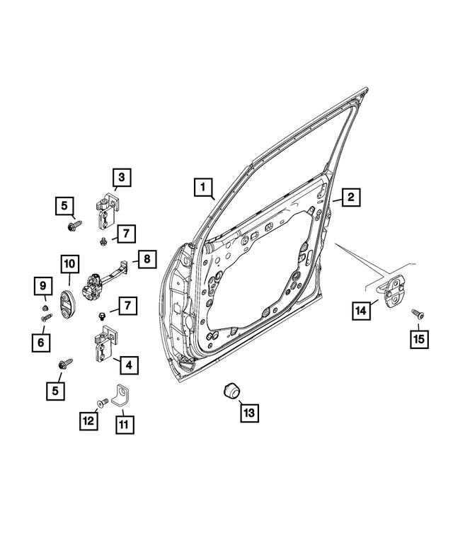 « 68526384AA – Doors, Door Mirrors and Related Parts : Avant Volet, Côté Gauche pour Mopar Image »