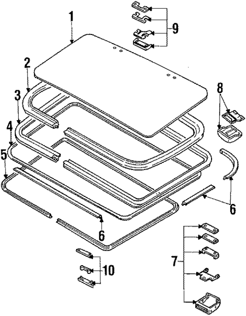 Sunroof for 1989 Pontiac LeMans #0