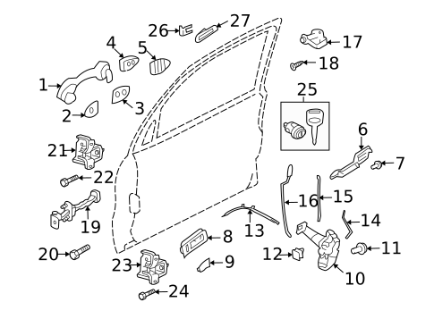 Keyless Entry Components for 2010 Mercury Mariner #0