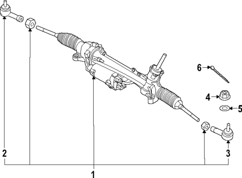 Steering Gear & Linkage for 2025 Genesis GV60 #0