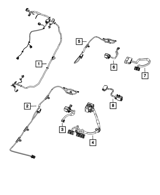 68027722AB - : Jumper Wiring for Mopar Image