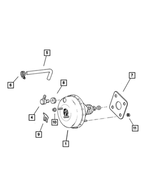 5017970AA - Service Brakes: Power Brake Booster for Mopar Image image