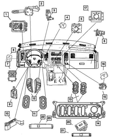 Switches for 2007 Dodge Ram 2500 #0