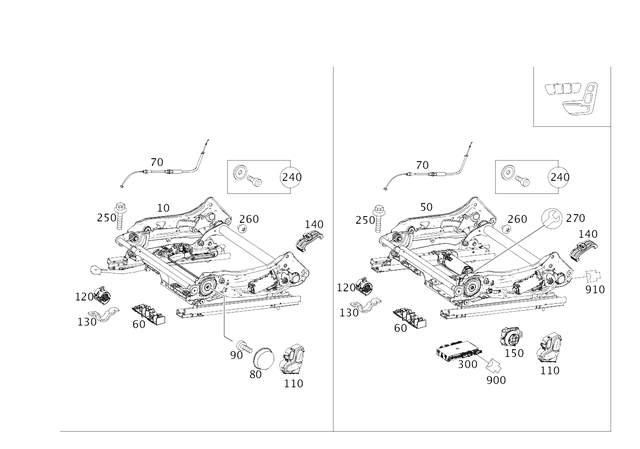 1409844729 - Driver Seat: Screw for Mercedes-Benz Image image