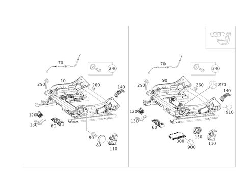 Seat Adjuster for 2016 Mercedes-Benz E550 #0
