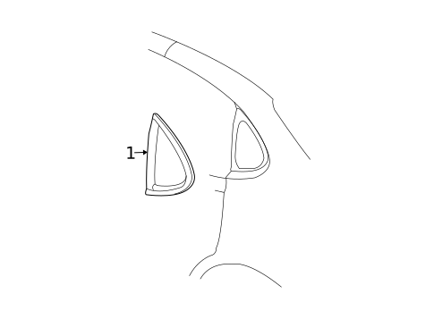 Glass & Hardware for 2009 Buick LaCrosse #0