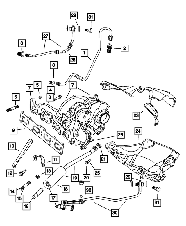 « 6507562AA – Fuel : Double Terminaison Goujon, Montage pour Mopar Image »