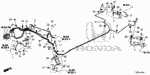 46330TR0A00 - Chassis: PIPE C, BRAKE for Honda Image