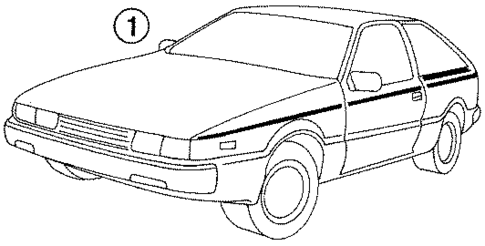 Stripe Tape for 1989 Isuzu Impulse #0